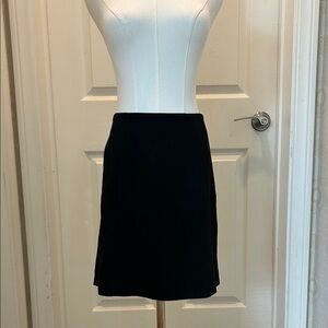 LOFT Classic Black A-Line Skirt